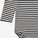 Wheat Main Langærmet Body Berti Body 9432 navy rib stripe