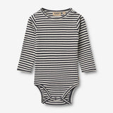 Wheat Main Langærmet Body Berti Body 9432 navy rib stripe