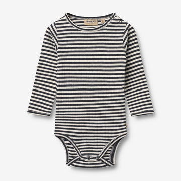 Wheat Main Langærmet Body Berti Body 9432 navy rib stripe