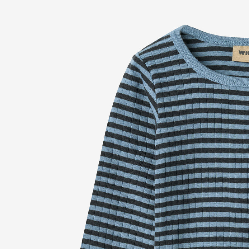 Wheat Main Langærmet Body Berti Body 9548 bright blue stripe
