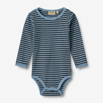Wheat Main Langærmet Body Berti Body 9548 bright blue stripe