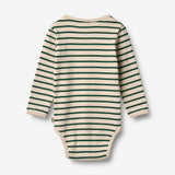 Wheat Main Langærmet Body Berti Body 4142 green stripe