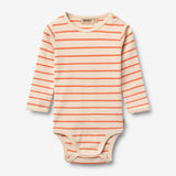 Wheat Main Langærmet Body Berti Body 9648 orange stripe