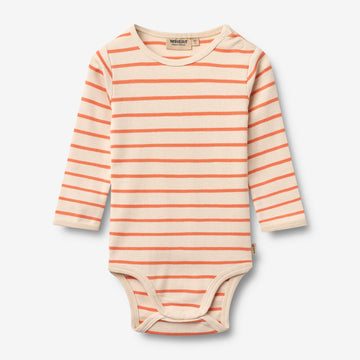 Wheat Main Langærmet Body Berti Body 9648 orange stripe