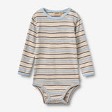 Wheat Main Langærmet Body Berti Body 9877 multi blue stripe