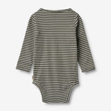 Wheat Main Langærmet Body Berti Underwear/Bodies 9577 winter forest stripe