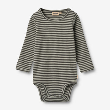Wheat Main Langærmet Body Berti Underwear/Bodies 9577 winter forest stripe