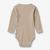 Wheat Main Langærmet Body Berti Underwear/Bodies 9570 stone stripe