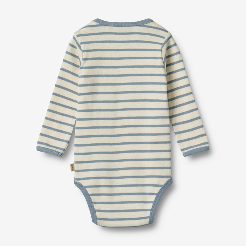 Wheat Main Langærmet Body Berti | Baby Underwear/Bodies 1479 shell stripe