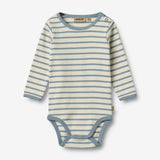 Wheat Main Langærmet Body Berti | Baby Underwear/Bodies 1479 shell stripe
