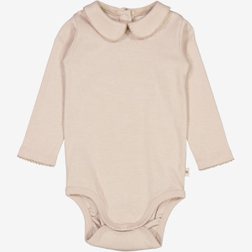 Wheat Main  Langærmet Body Blondekrave Underwear/Bodies 1356 pale lilac
