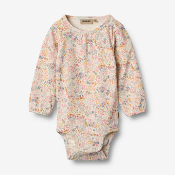 Wheat Main Langærmet Body Elmine Underwear/Bodies 9418 bright flowers
