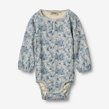 Wheat Main Langærmet Body Elmine Body 9418 blue summer flowers