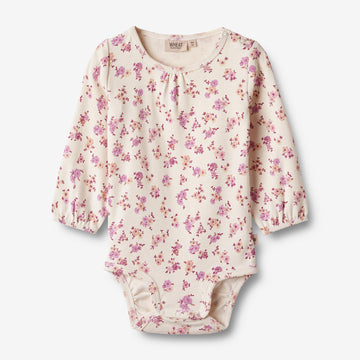 Wheat Main   Langærmet Body Elmine Underwear/Bodies 1478 shell flowers