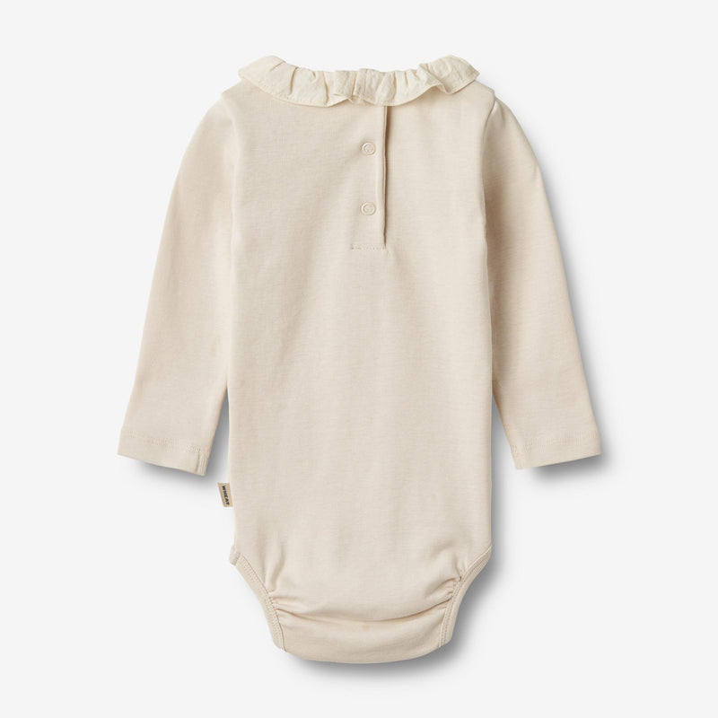 Wheat Main Langærmet Body Ena Underwear/Bodies 3129 eggshell