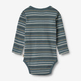 Wheat Main Langærmet Body Freddie Underwear/Bodies 9547 blue multi stripe