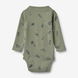 Wheat Main Langærmet Body Freddie Underwear/Bodies 9552 dusty green cars