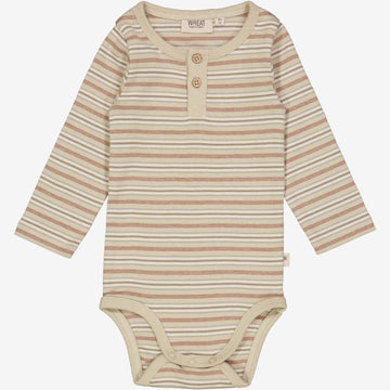 Wheat Main  Langærmet Body Kantbånd Underwear/Bodies 1229 dusty stripe
