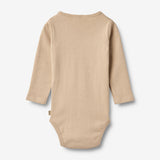 Wheat Main Langærmet Body Leo Underwear/Bodies 3354 warm sand