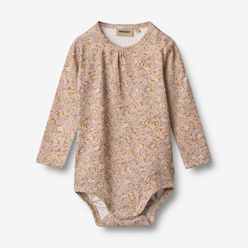 Wheat Main Langærmet Body Liv Body 9409 lilac flower meadow