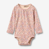 Wheat Main Langærmet Body Liv Body 9876 magenta heart flowers