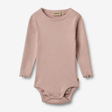 Wheat Main Langærmet Body Regitze Body 2487 rose powder