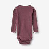 Wheat Main Langærmet Body Regitze Body 3118 eggplant