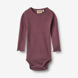Wheat Main Langærmet Body Regitze Body 3118 eggplant