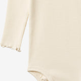 Wheat Main Langærmet Body Regitze Body 3182 ivory