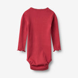 Wheat Main Langærmet Body Regitze Body 9697 red cherry