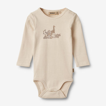 Wheat Main Langærmet Body Robert | Baby Underwear/Bodies 3129 eggshell 