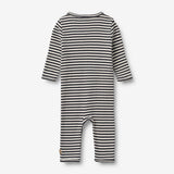 Wheat Main Heldragt uden fødder Dusty Jumpsuit 9432 navy rib stripe