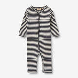 Wheat Main Heldragt uden fødder Dusty Jumpsuit 9432 navy rib stripe