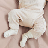 Wheat Main Langærmet Heldragt Everst Jumpsuit 9629 almond peach