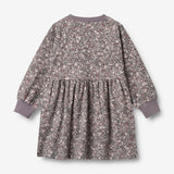 Wheat Main Langærmet Jersey Kjole Dorthea Dress 9565 purple stone flowers