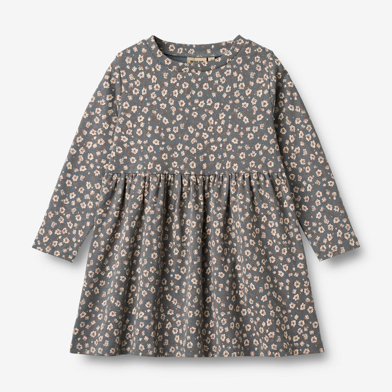 Wheat Main Langærmet Jersey Kjole Sessa Dress 9571 stormy weather magnolia