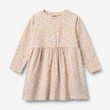 Wheat Main Langærmet Jersey Kjole Sessa Dress 9637 blush flower meadow