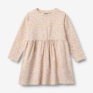 Wheat Main Langærmet Jersey Kjole Sessa Dress 9637 blush flower meadow