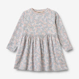 Wheat Main Langærmet Jersey Kjole Sessa Dress 2528 powder blue flowers