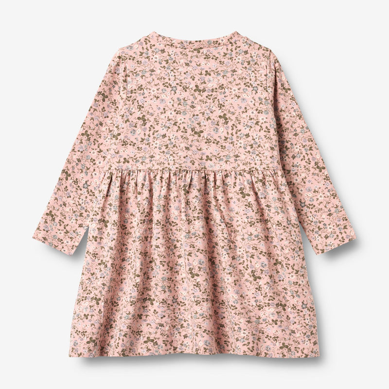 Wheat Main Langærmet Jersey Kjole Sessa Dress 9536 rose powder flowers