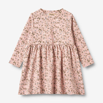 Wheat Main Langærmet Jersey Kjole Sessa Dress 9536 rose powder flowers