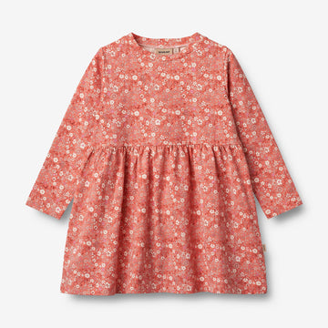 Wheat Main Langærmet Jersey Kjole Sessa Dress 9422 coral flowers