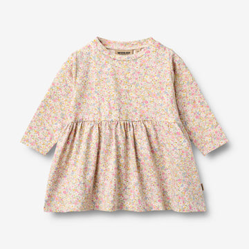 Wheat Main Langærmet Jersey Kjole Sessa Dress 9637 blush flower meadow