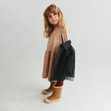 Wheat Main Langærmet Jerseykjole Bessie Dress 9566 rose dust flower meadow