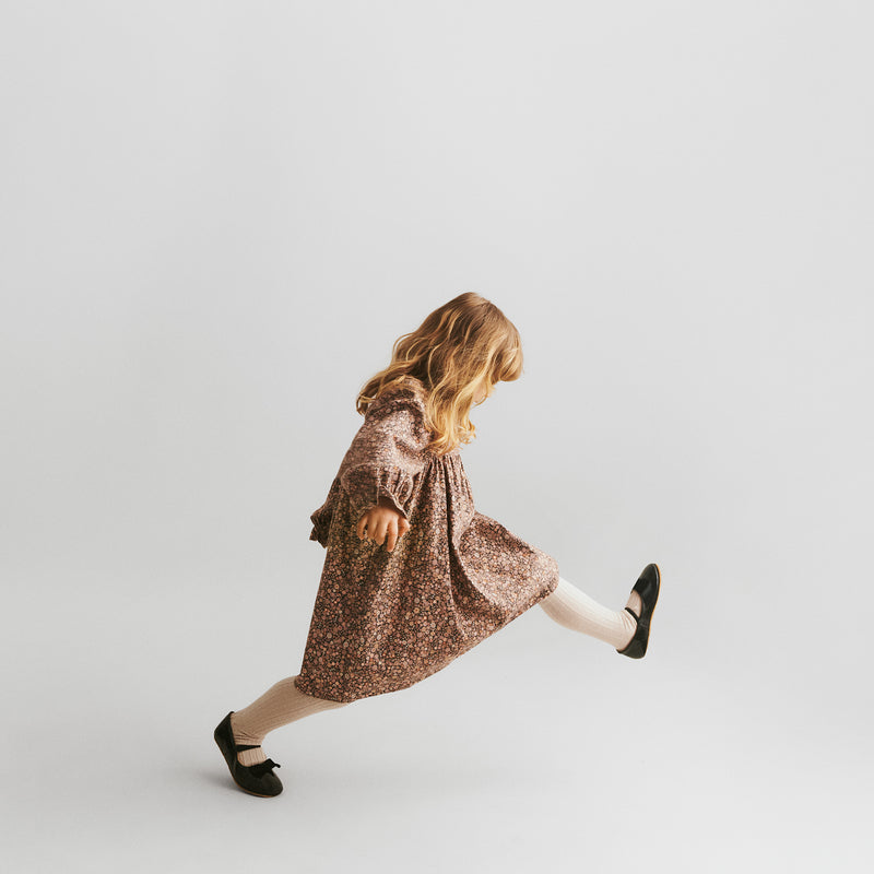 Wheat Main Langærmet Kjole Bella Dress 9546 black sea garden