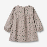 Wheat Main Langærmet Kjole Elvira Dress 9553 dusty purple flower hearts