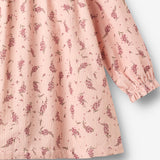 Wheat Main Langærmet Kjole Elvira Dress 9762 dim rose flowers