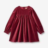 Wheat Main Langærmet Kjole Elvira Dress 9590 ruby red