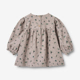 Wheat Main Langærmet Kjole Elvira Dress 9553 dusty purple flower hearts