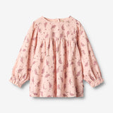 Wheat Main Langærmet Kjole Elvira Dress 9762 dim rose flowers